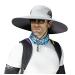 Leotruny Men Wide Brim Sun Hats UPF50+ Waterproof Breathable Bucket Hat for Fishing, Hiking, Camping C04-light Grey