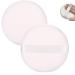 1 PC Large Powder Puff 4.13 Inch Ultra Soft Velour Body Loose Powder Puff Washable White
