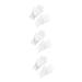 JECOMPRIS 36 Pairs Thermal Hair Dye Hair Salon Hair Dyeing Moisturizing Protective Labor Protection Work Wen Wan White