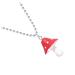 Holibanna 1pc Mushroom Necklace Bead Necklace Beaded Necklaces Accessories Simple and Stylish Red Resin
