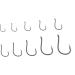 Yardwe Box 500pcs 10 Fishing Hooks Fishhooks Fish Hook Ten Grids Buckle Box - Buy Online on GoSupps.com