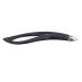 NBGGFF Tweezers Eyebrow tweezers Stainless steel bevel flat point hair removal professional eyebrow tweezers Schwarz