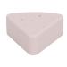 Portable Dustproof Triangle Powder Puff Box - Double-Sided Storage for Home & Travel (Chocolate Color - Buy Online on GoSupps.com