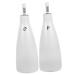 Zerodeko Kitchen Pantry Storage 2pcs Ceramic Oil Vinegar Pot Spice Bottle Pp Simple White Kitchen Storage Pantry