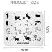 KADS Stamping Plates Animal Cute Manicure Template - Nail Art Image Stamp Tool - Buy Online on GoSupps.com