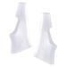 Mobestech 1 Pair Foot Protector Bunion Splint Feet Separators Toe Dividers Toe Separators Toe Spacers Bunion Sleeve Toe Straightener Nail Separators Toe Cover Sebs Dual Purpose White 13X7CM White