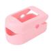 Shell - compact fingertips pulse case - portable soft silicone cover for oximeter - comfortable stable protective cover for at home (pink)