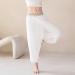 Girls Ethnic Chiffon Dance Pants | White Flowy Harem Lantern Trousers 5-6 Years - Buy Online on GoSupps.com