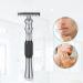 Classic Double Edge Metal Razor for Men - Black Shaving Razor for Beard Grooming | International Shipping Available - Buy Online on GoSupps.com