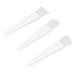 Silicone Brush Applicator Kit Evenly Distributed Silicone Brush Set for Travel (White)