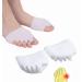 Five Toe Bunion Pads Liquid Five Toe Separators  Soles Toe Bunion Guards Soles Spacers  Bunion Correctors  Bunion Protector  Toe Straightener  Hallux Valgus for Women and Men 1 Pair/Set