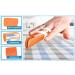 Primacare IS-5202 Finger Splints (Pack of 10) - Padded Aluminum Finger Brace for Pain Relief from Sports Injuries Broken or Swollen Fingers - Orange - Buy Online on GoSupps.com