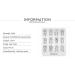 KADS Nail Stamping Plate FL028 - Flower Nature DIY Manicure Stencil Tool - Buy Online on GoSupps.com
