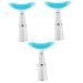 minkissy 3 Sets Neck Guard Anti-wrinkle Neck Care Tool Neck Care Device Double Chin Remover Neck Beauty Instrument Portable Neckline Device Plate Abs Cosmetic White