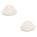 BESPORTBLE 2pcs Rabbit Triangle Toilet Guinea Pig Potty Pet Potty Pet Litter Basin Abs White 25.00X19.00X10.00CMx2pcs Whitex2pcs
