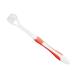 Suicra toothbrushes 3 SIDED SILICONE TOTOTHBRUSH for Complete Teeth Cleansing Replaceable Brush Head Tooth Whitening Brush for Adults (Color: Red) Red
