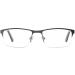 EYECEDAR 5-Pack Reading Glasses Men Blue Light Blocking Half Frame Rectangle Style Spring Hinges Readers 2.00 Metal Grey 2.0 x - Buy Online on GoSupps.com