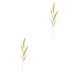 LIFKOME 2pcs Simulated Ears of Corn Artificial Grasses Bundle Home D cor Artificial Millet Ears Artificial Plants Simulation Wheat Ears Home Decor Dried Millet Desktop Pvc Straw Goldenx2pcs 12X75CMx2pcs