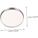 WOFASHPURET Women Supplies 50pcs Eye Shadow Disk Makeup Containers Travel Makeup Tin Empty Eyeshadow Plates Highlighter Miss - Buy Online on GoSupps.com