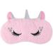 LYQLXL Cute 3D Unicorn Sleep Mask for Women, Girls & Kids - Soft Plush Blindfold for Travel, Naps & Nighttime - Eye Cover for Sleeping at Home - Buy Online on GoSupps.com