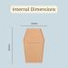 The Pet Rainbow | Small Animal Funeral Kit with Pet Coffin & Casket | For Hamsters, Guinea Pigs, Birds, Gerbils, Reptiles, Fish | Cardboard Coffins | Up to 6kg | 275mm x 150mm x 100mm - Buy Online on GoSupps.com