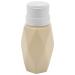 RIYAN Beige Rhombus Nail Art Pump Dispenser Empty 200ML Bottle Acrylic Gel Polish Remover Cleaner Liquid Container Storage Manicure Tool