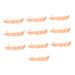 GLEAVI 20 Pcs Five Finger Correction Silicone Gel Foot Correctors Toe Stretchers Toe Adjuster Tool Silicone Toe Separators Toe Protectors Toe Correcting Tools Short Boots Out of Shape Skinx2pcs 9X3CMx2pcs