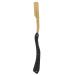 SYH & AQYE stainless steel eye brow holder stainless steel men foldable manual razor multi-purpose peeling dermaplaning tool eyebrow razor and facial razor (without blade) (gold)