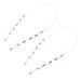 Minkissy 2st anti-drop chain children glasses band Brillen band Children's masking band for elementary school glasses kett schnapps glasses folk use facial mask soft ceramic lanyard acrylic