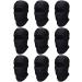 9 Pieces Ski Mask for Men Full Face Mask Winter Face Mask Balaclava face mask Breathable Balaclava Hood for Outdoor Use Black