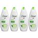 Dove Go Fresh Cool Moisture Body Wash Cucumber Green Tea 16.9 Oz/500ml - Pack of 4 | International Version - Buy Online on GoSupps.com