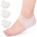 Silicone Gel Heel Cushion 3 Pairs for Plantar Fasciitis & Heel Pain Relief | Healing Pads for Cracked Heels - Unisex - Buy Online on GoSupps.com