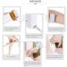 Professional Hair Removal Set - Wax Roller 100g Thermal Wax 5 Wood Spatulas & 100 Paper Strips - Lavender Color - Buy Online on GoSupps.com