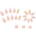 24 Pieces Nude Pink Almond Oval Fake Nails with Pearl Decorations Wearable Fake Nails Full Coverage Nail Tip Press Nails (Color : 01) - Buy Online on GoSupps.com