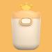 FIACVRS Baby Milk Powder Dispenser with Spoon - Large Capacity, Detachable, Yellow - Buy Online on GoSupps.com