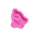 VILLCASE 3D Candle Mold 3D Silicone Mold Christmas Cake Pans Bell Silicone Mold DIY Christmas Craft Silicone Candle Mold Chocolate Silicone Molds Deer Fondant Mold Soap Lip Gloss Violet 11.00X9.00X1.50CM