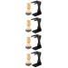 Minkissy 4 sets of shaving shell shaving shell hairdressing razor brush salon shaving brush shaving brush shaving organizer shaving brushes and stands shaving cream wood.