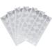 minkissy 3 Eyelash Glue Sticker Tools Eyelash Grafting Tool Disposable Lash Glue Pad Eyelash Holder Tool Heart Shaped Lash Glue Holder Eyelash Extension Tool Aluminum Foil Supplies