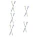 FRCOLOR 10 Pcs Silicone Scraper Cleaners Household Cleaning Scraper Cleaners for Adults Household Brush Scrapers 8.00X2.80X1.00CMx5pcs Assorted Colorx5pcs