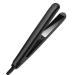 Mini Curling Iron 2 in 1 Hair Straightener Tourmaline Ceramic Smart Constant Temperature Beauty Heating Curler Hair Styling Tool for Home or Salon (Black)