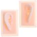 Jojomis 1:1 Silicone Acupuncture Ear Model High-Quality Pair (8.9 x 6.1 cm) for Accurate Acupuncture Practice | International Shipping Available - Buy Online on GoSupps.com