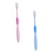 Kombiuda 2st soft toothbrush soft handle toothbrush with super soft bristle toothbrush adult tooth cleaning brush couple toothbrush soft fur pregnant woman miniature gift