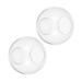 NUOBESTY 2 Pcs High Penetration Ball Circle Silicone Mold DIY Crystal Craft Mold Silicone Ball Mold Spherical Transparent 5X5cm