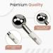 Daily Brand Stainless Steel Ice Globes for Face, Neck, and Eyes - Reduce Dark Circles, Anti-Aging, and Tighten Skin - Buy Online on GoSupps.com