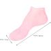 minkissy 1 Pair Sock Spa Gel Booties Silicone Gel Skin Protect Soles Skin Soles Moisturizer Moisturizing Heel Sleeves Humidor Gel Heels Lotion Women's Foot Essential Oil Pink Sebs 38X7.5X1cm - Buy Online on GoSupps.com