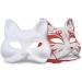 Alipis Kitsune Fox Masks - DIY Hand Painted Paper Animal Masks for Cosquerade and Halloween Parties - Buy Online on GoSupps.com