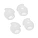 NOLITOY Earphone Ear Tip Accessory 2pairs Non-Slip Over-Ear Headphones Earphone Accessory Comfortable Headphones Earbuds Alternative Caps On-Ear Headphones White Silicone Cap in-Ear