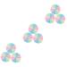 minkissy 9 Sets Triangular Sponge Puff Makeup Sponge Emulsion Girl Wedge Shape