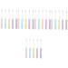 Ultechnovo 25 pc travel toothbrush travel toothbrush together foldable toothbrush bamboo toothbrush oral toothbrush decorative toothbrush travel supplies adult travel items travel synthetic fiber
