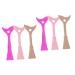 FOMIYES 6 Pcs Eyeliner Eyeshadow Baffle Makeup Mascara Eyelash Shield Tool Silicone Eyeliner Make up Shield 15x3.2cmx2pcs Assorted Colorx2pcs